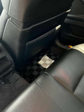 Bmw F10 5-Series Sedan 10-17 Checkered Race Floor Mats - Dark Grey