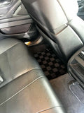 Bmw F10 5-Series Sedan 10-17 Checkered Race Floor Mats - Dark Grey
