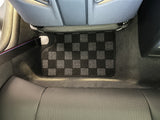 Bmw F32/82 4- Series 15-20 Coupe Checkered Race Floor Mats - Dark Grey