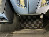 Bmw F32/82 4- Series 15-20 Coupe Checkered Race Floor Mats - Dark Grey