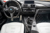 Bmw F32/82 4- Series 15-20 Coupe Checkered Race Floor Mats - Dark Grey