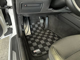 Bmw F32/82 4- Series 15-20 Coupe Checkered Race Floor Mats - Dark Grey