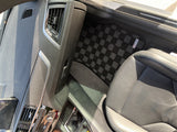 Bmw F22 14-21 (2-Series) / F87 16-21 (M2) Coupe Checkered Race Floor Mats - Dark Grey