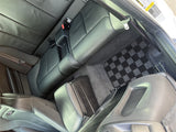 Bmw F22 14-21 (2-Series) / F87 16-21 (M2) Coupe Checkered Race Floor Mats - Dark Grey