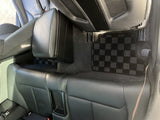 Bmw F22 14-21 (2-Series) / F87 16-21 (M2) Coupe Checkered Race Floor Mats - Dark Grey