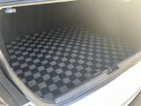 Honda Civic FA5 06-11 (Sedan 4-Door) Checkered Race Trunk Mats - Dark Grey