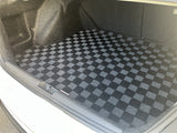 Honda Civic FA5 06-11 (Sedan 4-Door) Checkered Race Trunk Mats - Dark Grey