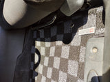 Honda Civic FA5 06-11 (Sedan 4-Door) Checkered Race Floor Mats - Dark Grey