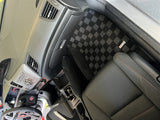 Honda Civic FB6 12-15 (Sedan 4 Door) Checkered Race Floor Mats - Dark Grey