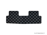 Honda Civic FB6 12-15 (Sedan 4 Door) Checkered Race Floor Mats - Dark Grey