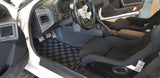Mazda RX-7 FC3S 86-90 Checkered Race Floor Mats - Dark Grey