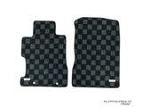Honda Civic FG1 06-11 (Coupe 2 Door) Checkered Race Floor Mats - Dark Grey