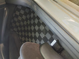 Honda Civic FG1 06-11 (Coupe 2 Door) Checkered Race Floor Mats - Dark Grey