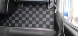 Honda Civic FG1 06-11 (Coupe 2 Door) Checkered Race Floor Mats - Dark Grey