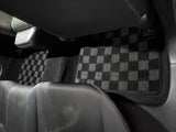 Honda Civic 10th Gen Hatch /Sedan/Coupe 17-21 Checkered Race Floor Mats - Dark Grey