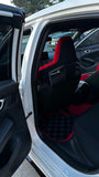 Honda Civic Type-R (FL5) 22+ Checkered Race Floor Mats - Black / Grey