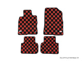 Honda Civic Type-R (FL5) 22+ Checkered Race Floor Mats - Red / Black