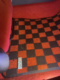Honda Civic Type-R (FL5) 22+ Checkered Race Floor Mats - Red / Black
