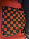 Honda Civic Type-R (FL5) 22+ Checkered Race Floor Mats - Red / Black
