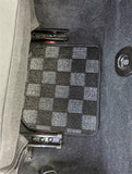 Toyota FRS / Subaru BRZ Up To Year 2021 Checkered Race Floor Mats - Dark Grey (Rear Only)