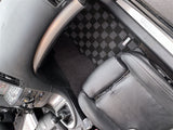 Infiniti G37 08-13 (Coupe/Sedan) Checkered Race Floor Mats - Dark Grey