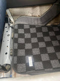 Subaru WRX GC8 92-99 Checkered Race Floor Mats - Dark Grey