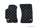 Subaru WRX GC8 92-99 Checkered Race Floor Mats - Dark Grey