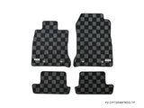Toyota GR86 / Subaru BRZ 22+ Checkered Race Floor Mats - Dark Grey