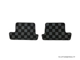 Toyota GR86 / Subaru BRZ 22+ Checkered Race Floor Mats - Dark Grey