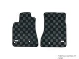 Lexus GS300/400 00-04 Checkered Race Floor Mats - Dark Grey
