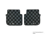 Lexus GS300/400 00-04 Checkered Race Floor Mats - Dark Grey