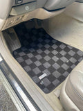 Lexus GS300/400 00-04 Checkered Race Floor Mats - Dark Grey