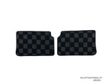 Subaru WRX (GVF) / STI (GVB) 08-14 Checkered Race Floor Mats - Dark Grey