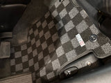 Honda Accord Coupe 08-12 Checkered Race Floor Mats - Dark Grey