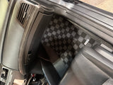 Honda Accord Coupe 08-12 Checkered Race Floor Mats - Dark Grey