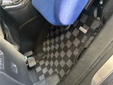 Honda Accord Sedan 13-17 (9th Gen) Checkered Race Floor Mats - Dark Grey