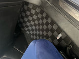 Honda Accord Sedan 13-17 (9th Gen) Checkered Race Floor Mats - Dark Grey