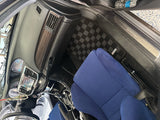 Honda Accord Sedan 13-17 (9th Gen) Checkered Race Floor Mats - Dark Grey