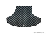 Infiniti G35 03-06 Sedan Checkered Rear Trunk Mats - Dark Grey