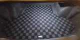 Infiniti G35 03-06 Sedan Checkered Rear Trunk Mats - Dark Grey