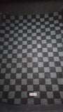 Infiniti G35 03-06 Sedan Checkered Rear Trunk Mats - Dark Grey