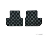 Infiniti G35 03-07 (Coupe/Sedan)  Checkered Race Floor Mats - Dark Grey