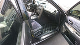 Lexus IS300 98-04 Checkered Race Floor Mats - Dark Grey