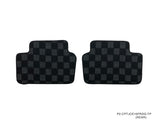 Lexus IS300 98-04 Checkered Race Floor Mats - Dark Grey
