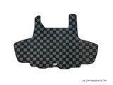 Lexus IS300 98-04 Checkered Rear Trunk Mats - Dark Grey (Not For Sport-Cross Wagon)