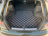 Lexus IS300 98-04 Checkered Rear Trunk Mats - Dark Grey (For Sport Cross Wagon)