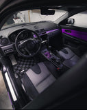 Mazda 3 / Mazdaspeed 3 07-09 (BK) Checkered Race Floor Mats - Dark Grey