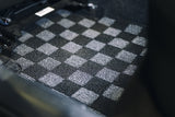 Mazda 3 14-18 (BM/BN) Checkered Race Floor Mats - Dark Grey