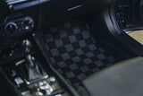 Mazda 3 14-18 (BM/BN) Checkered Race Floor Mats - Dark Grey