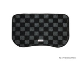 Tesla Model 3 17-19 Checkered Race Frunk Mats - Dark Grey